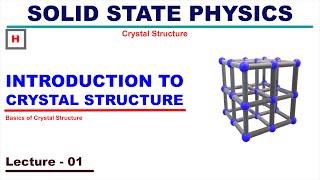 Introduction to Crystal Structure  Crystal Structure [upl. by Nonnel]