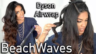 LONG LASTING Dyson Airwrap BeachWaves  HAIR TUTORIAL  ARIBA PERVAIZ [upl. by Julius]