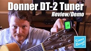 Donner DT2 Clip on TunerquotReviewDemo [upl. by Nomrac]