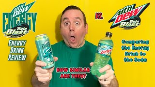 Mountain Dew Energy Baja Blast Energy Drink Review How does it compare to Mtn Dew Baja Blast soda [upl. by Eivlys]