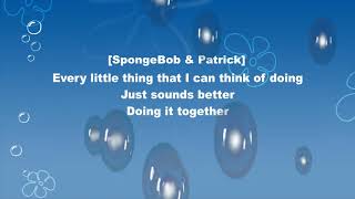 BFF Lyric Video  SpongeBob SquarePants Musical [upl. by Dafna]