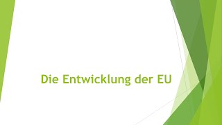 Geographie Geschichte der Europäischen Union EU einfach und kurz erklärt [upl. by Onivag232]