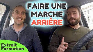 FAIRE MARCHE ARRIÈRE EN VOITURE Extrait Formation [upl. by Ialohcin]