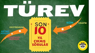 TÜREV ÇIKMIŞ SORULAR ÇÖZÜMLERİ AYT SON 10 YIL [upl. by Hayotal]