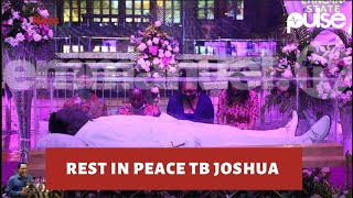 TB JOSHUA FUNERAL TB Joshua laid in state at Synagogue Church [upl. by Adlesirhc]