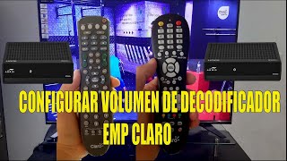 Configurar Volumen de DECOS HD DCX EMP CLARO [upl. by Honig]