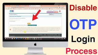 How to Disable SBI Internet Banking OTP based login  Deactivate SBI Internet Banking Login Process [upl. by Burner]