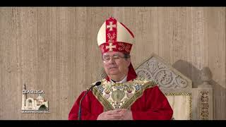 Palm Sunday Mass Live from the Basilica of the National Shrine of the Immaculate Conception  EWTN [upl. by Mahda]