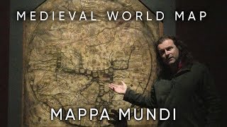 Medieval world map Mappa Mundi what does it show We get close up to this national treasure [upl. by Yekcin459]