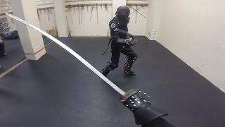 Expert Saber Sparring Lee Smith vs Richard Marsden [upl. by Asiole]