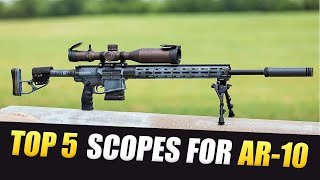 5 Best Scopes for AR10 in 2022  Madman Review [upl. by Atiuqehs485]