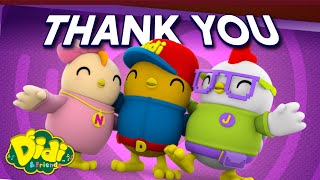 Thank You  Fun Family Song  Didi amp Friends Songs for Children [upl. by Llij]