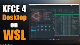 XFCE 4 Linux Desktop on WSL windows subsystem for linux with Pulse Audio [upl. by Yruam]