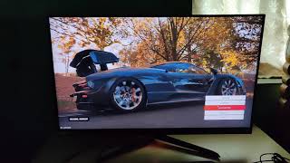 LG 32GP850B Monitor Overview  Forza Horizon 4 [upl. by Batty]