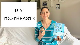 Organic Toothpaste Recipe  FAST amp EASY HOMEMADE DIY  Bumblebee Apothecary [upl. by Petra]