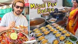 How to make MisalPav  Street Food Recipe of Misal Pav  FoodTour Lonavla  My Kind of Productions [upl. by Shiekh296]