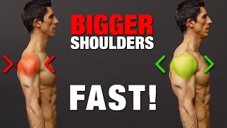 How to Get Bigger Shoulders Fast JUST DO THIS [upl. by Dougherty]