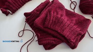 How to Knit a Cardigan Part one [upl. by Gnat]