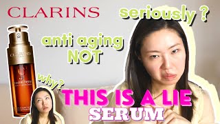 Double Serum Honest Review  Yay or Nah  Clarins BEST Serum [upl. by Codel216]