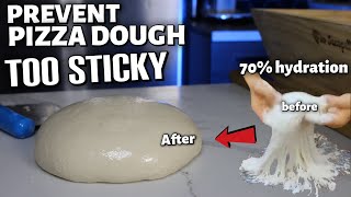 How To Prevent The Pizza Dough From Getting STICKY [upl. by Seth234]