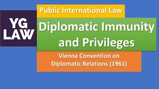 Law of Diplomatic Envoys Counsels and Representatives  Public International Law [upl. by Denyse390]