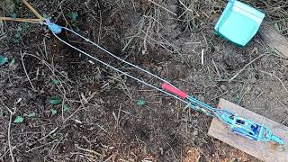 Ausprobiert Wurzelziehen im Garten mit Handwinde Seilzug  Pulley [upl. by Bonar]