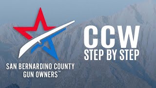 How to get your San Bernardino CCW  Step by Step [upl. by Eima]