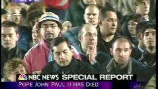 NBC News Pope John Paul II has died 4205 [upl. by Karlotte150]