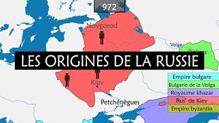 Les origines de la Russie  résumé sur cartes [upl. by Grearson66]