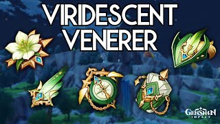 Farm Viridescent Venerer Artifacts  Genshin Impact [upl. by Ecirtac]