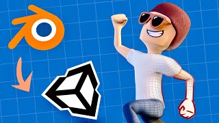 How To Make A 3D Character For Your Game Blender to Unity [upl. by Nevin677]