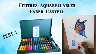 FEUTRES AQUARELLES ALBRECHT DURER  FABERCASTELL  Je teste [upl. by Devinna860]