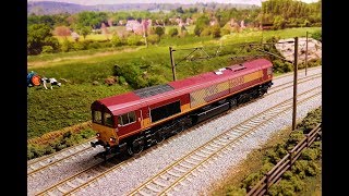 Bachmann Class 66 66040 EWS  DCC Sound Unboxing [upl. by Acinok899]