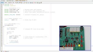 Baseline PIC C programming lesson 1  Flash an LED [upl. by Eenram]