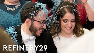 The Deep Meaning Behind An Orthodox Jewish Wedding  World Wide Wed  Refinery29 [upl. by Polinski]