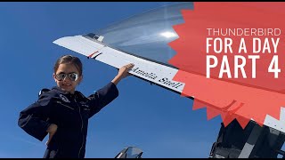 Amelia becomes a USAF Thunderbird pilot for a day  Part 4 [upl. by Aytac378]