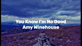 Amy Winehouse  You Know Im No Good Lyrics [upl. by Aksoyn]