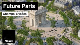 Future Paris  Champs Elysee Amazing Gardens for 2024 [upl. by Iruam488]