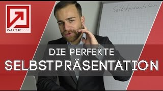 Vorstellungsgespräch  die perfekte Selbstpräsentation mit Beispiel [upl. by Naleag]