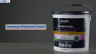 Cermentone Waterproof Cement  Screwfix [upl. by Lirba]