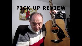 Donner Acoustic Guitar DSS Pick Up Review [upl. by Cathrin]