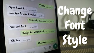 How to Change Font Style in Any Android Device Root [upl. by Om]