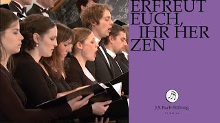 JS Bach  Cantata BWV 66 quotErfreut euch ihr Herzenquot J S Bach Foundation [upl. by Elohcin]