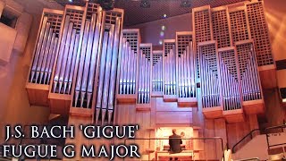 JS BACH  GIGUE FUGUE G MAJOR BWV 577  ST DAVIDS HALL CARDIFF [upl. by Ojeillib141]