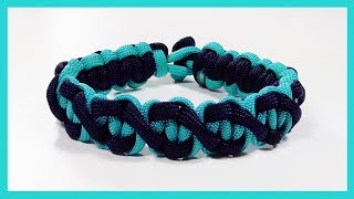 Paracord Bracelet quotParalixquot Bracelet Design Without Buckle [upl. by Atsocal]