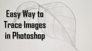 Easy Way to Trace Hand Drawn Images in Photoshop [upl. by Askwith]