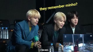 BTS Reaction to Stray Kids GDA 2019 [upl. by Rednasyl391]