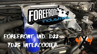 YD25 Intercooler Installation  D22 Navara [upl. by Bradan]