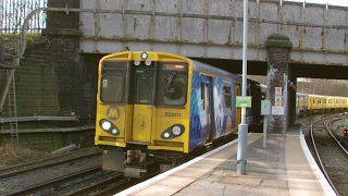 Half an Hour at 216  Birkenhead North Station 1022017  Class 507 508 terminus [upl. by Airotnes]