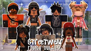 10 STREETWEAR ROBLOX OUTFITS [upl. by Noiraa]